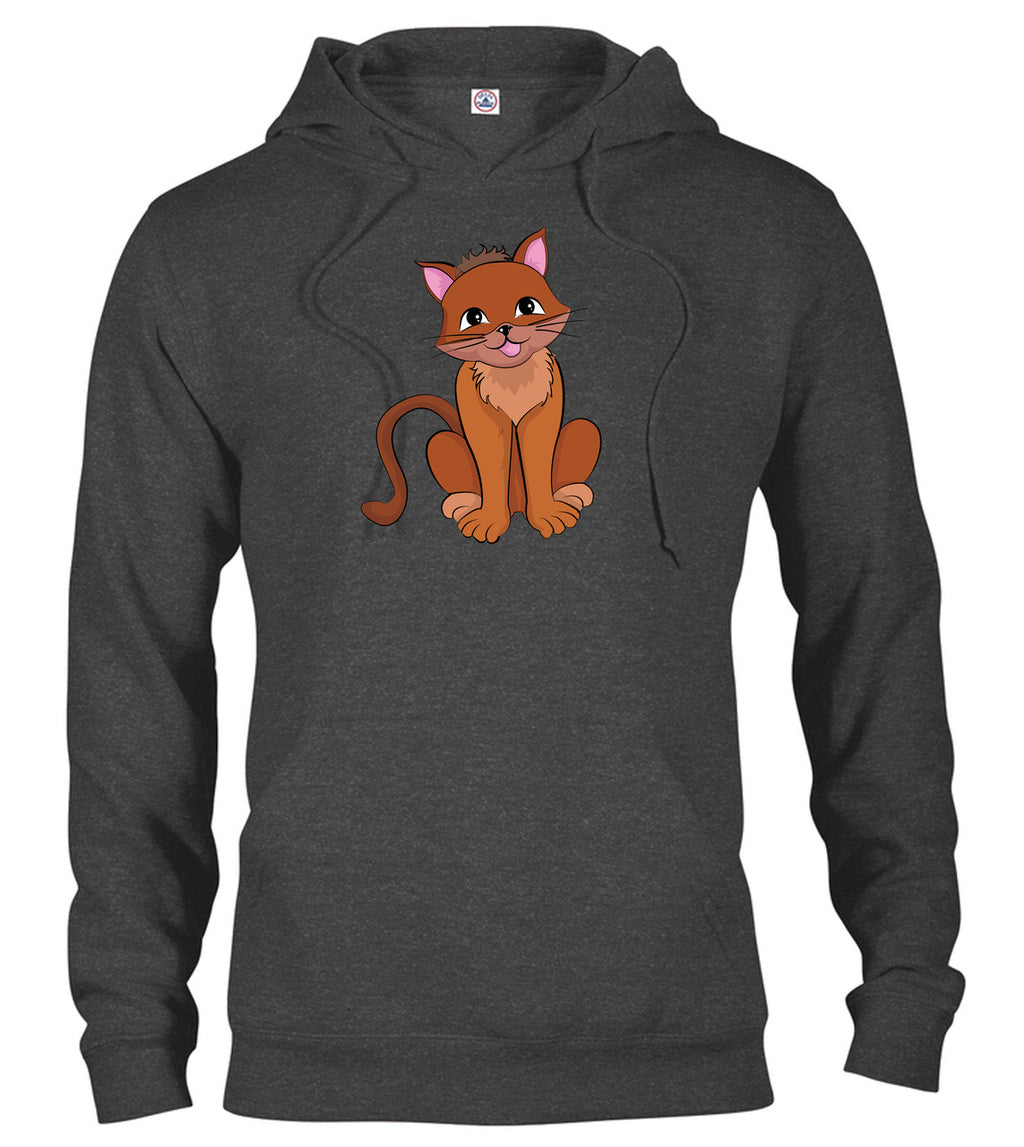 Charcoal Cat Hoodie