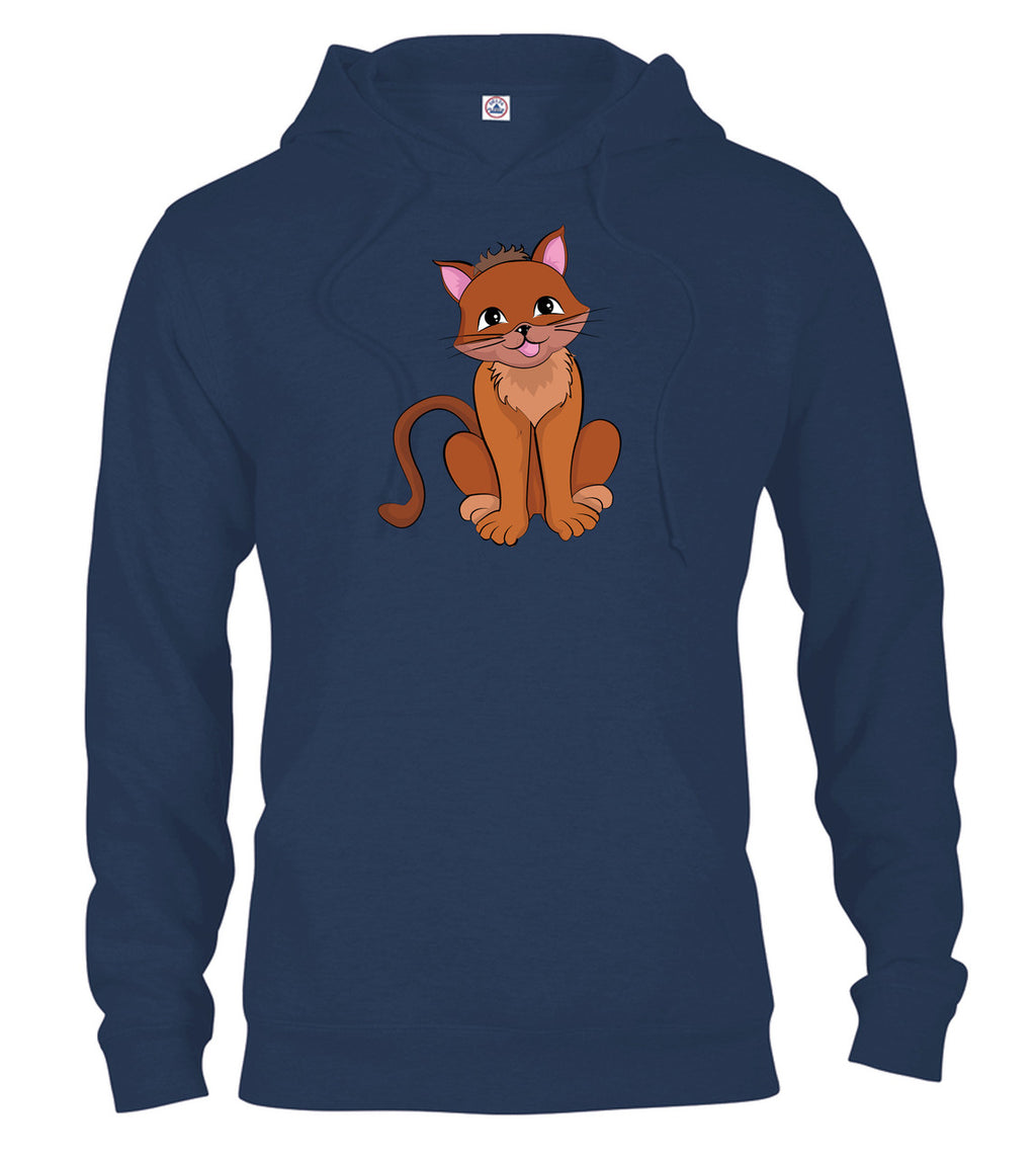 Navy Cat Hoodie