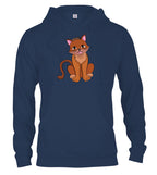 Navy Cat Hoodie