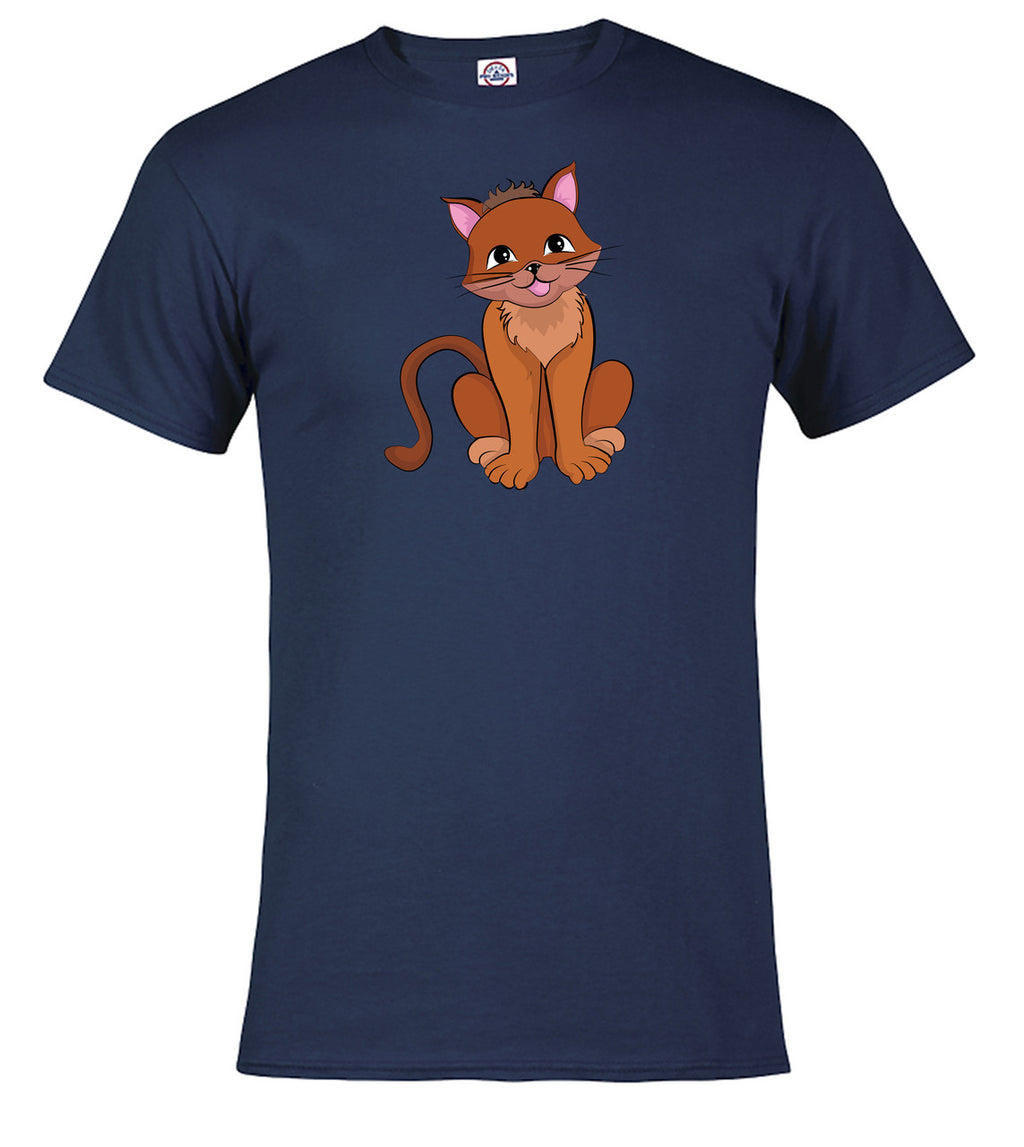 Navy Cat T-Shirt