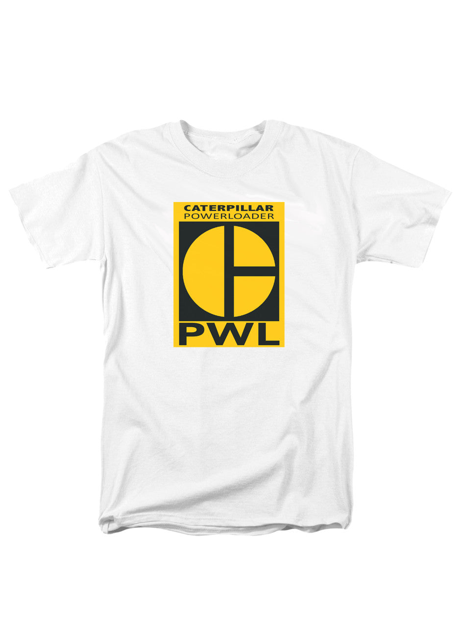 White Caterpillar Powerloader T-Shirt