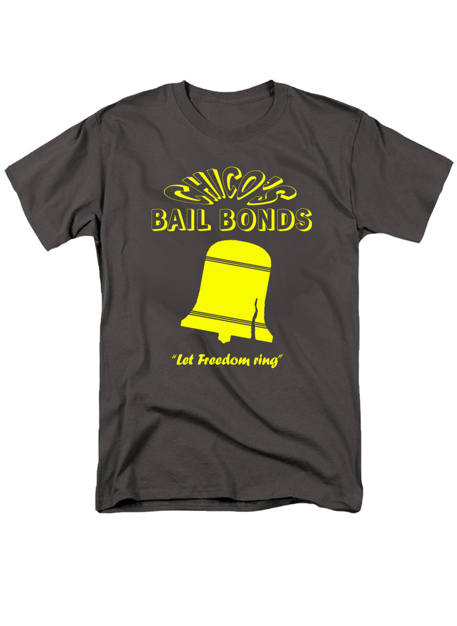 Charcoal Chico's Bail Bonds T-Shirt