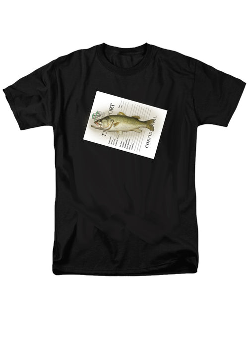 Black Cleaning Fish T-Shirt