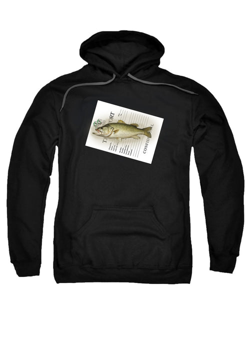 Black Cleaning Fish Hoodie