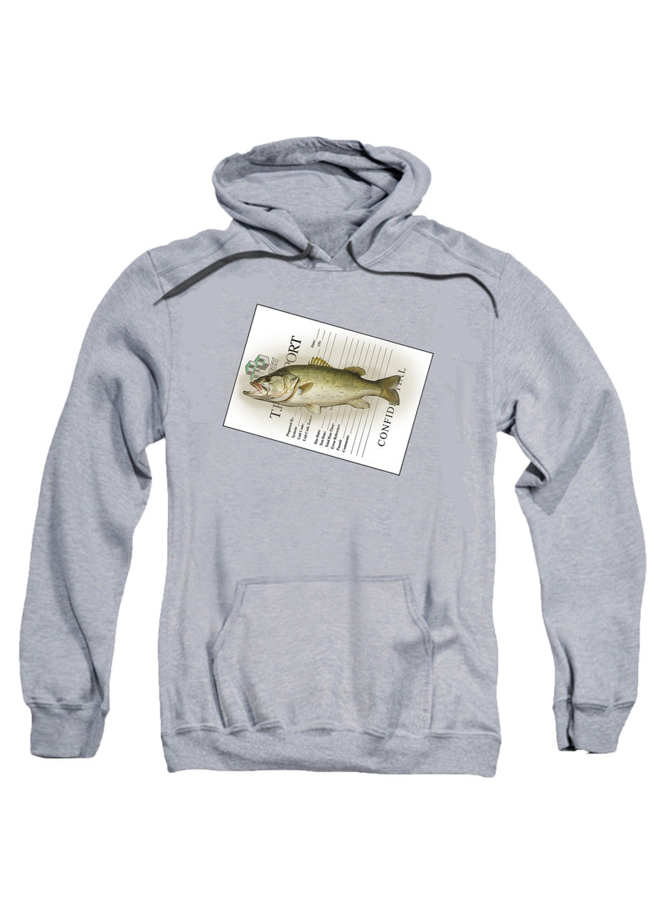 Gray Cleaning Fish Hoodie