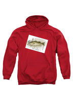 Red Cleaning Fish Hoodie