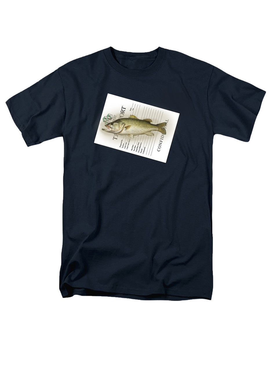 Navy Cleaning Fish T-Shirt