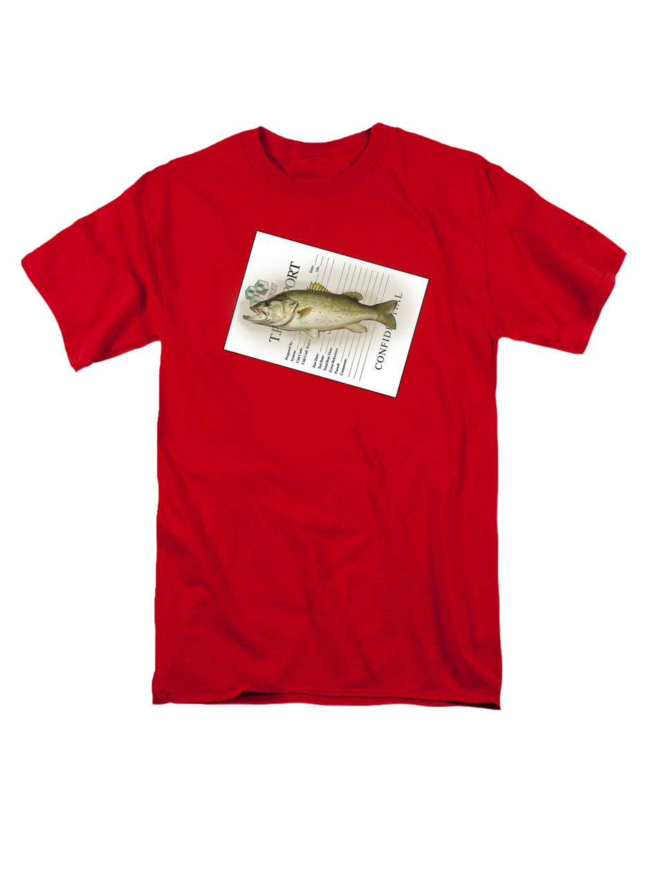 Red Cleaning Fish T-Shirt