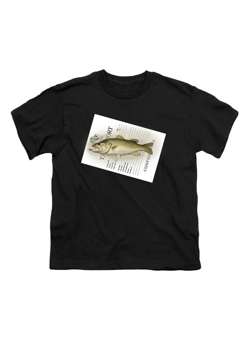 Black Cleaning Fish Youth/Toddler T-Shirt