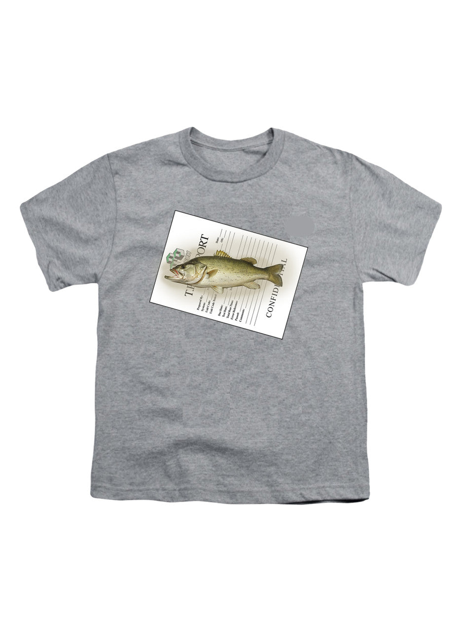 Gray Cleaning Fish Youth/Toddler T-Shirt