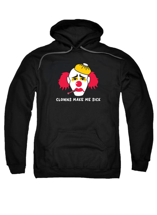 Black Clowns Make Me Sick Hoodie