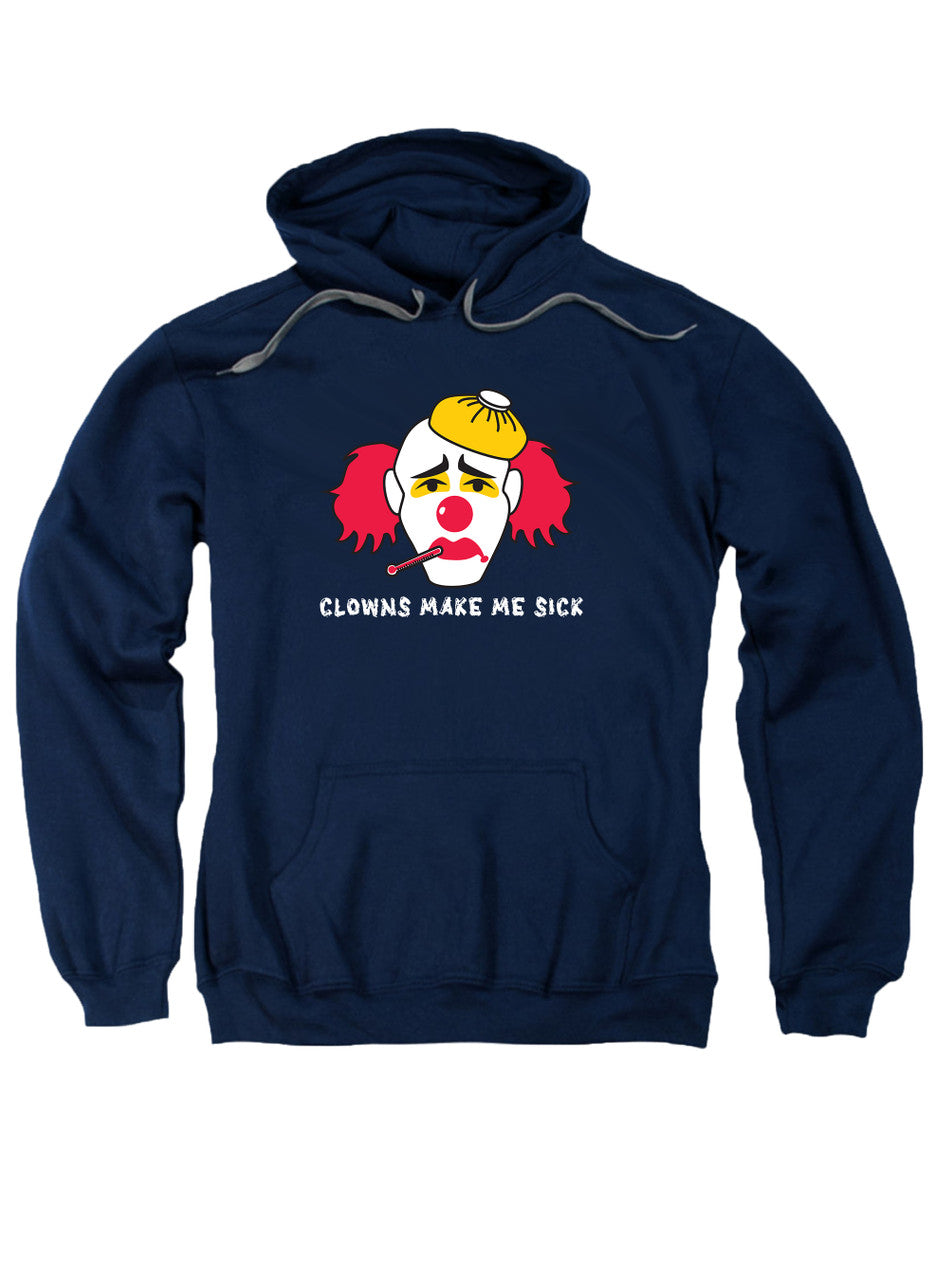 Navy Clowns Make Me Sick Hoodie