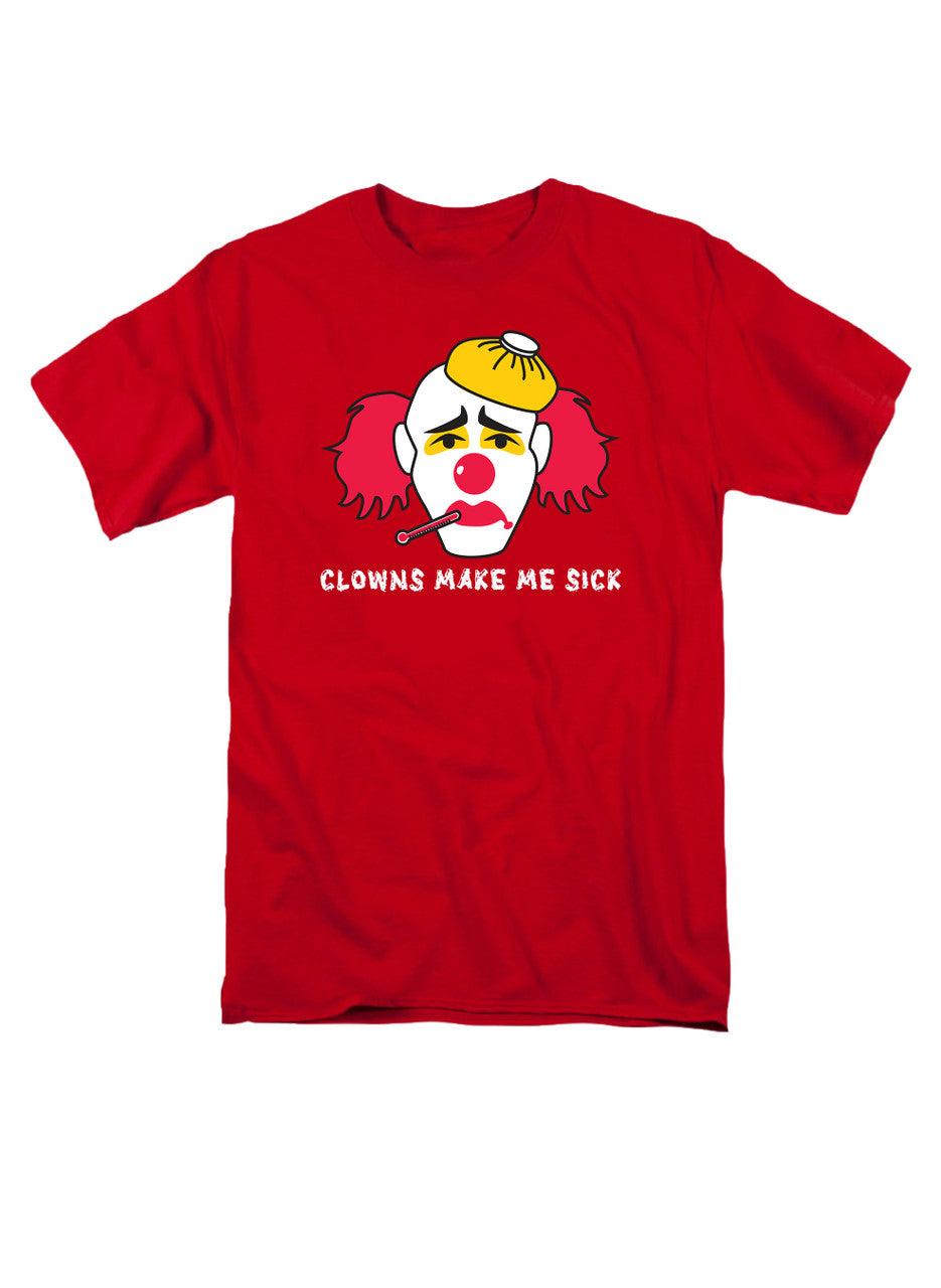 Red Clowns Make Me Sick T-Shirt