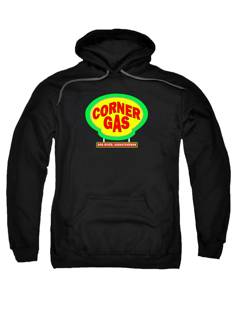 Black Corner Gas Logo Hoodie