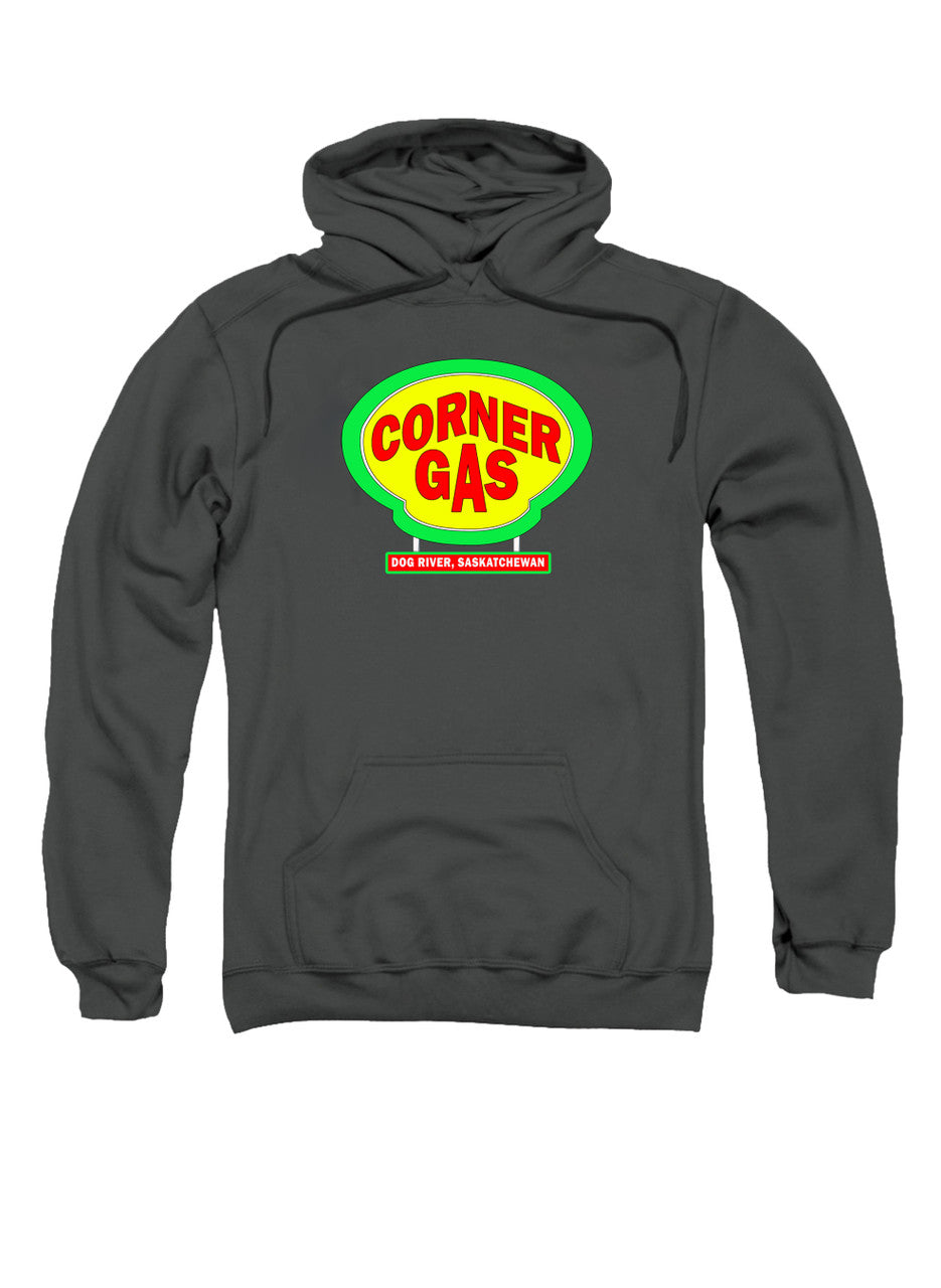 Charcoal Corner Gas Logo Hoodie