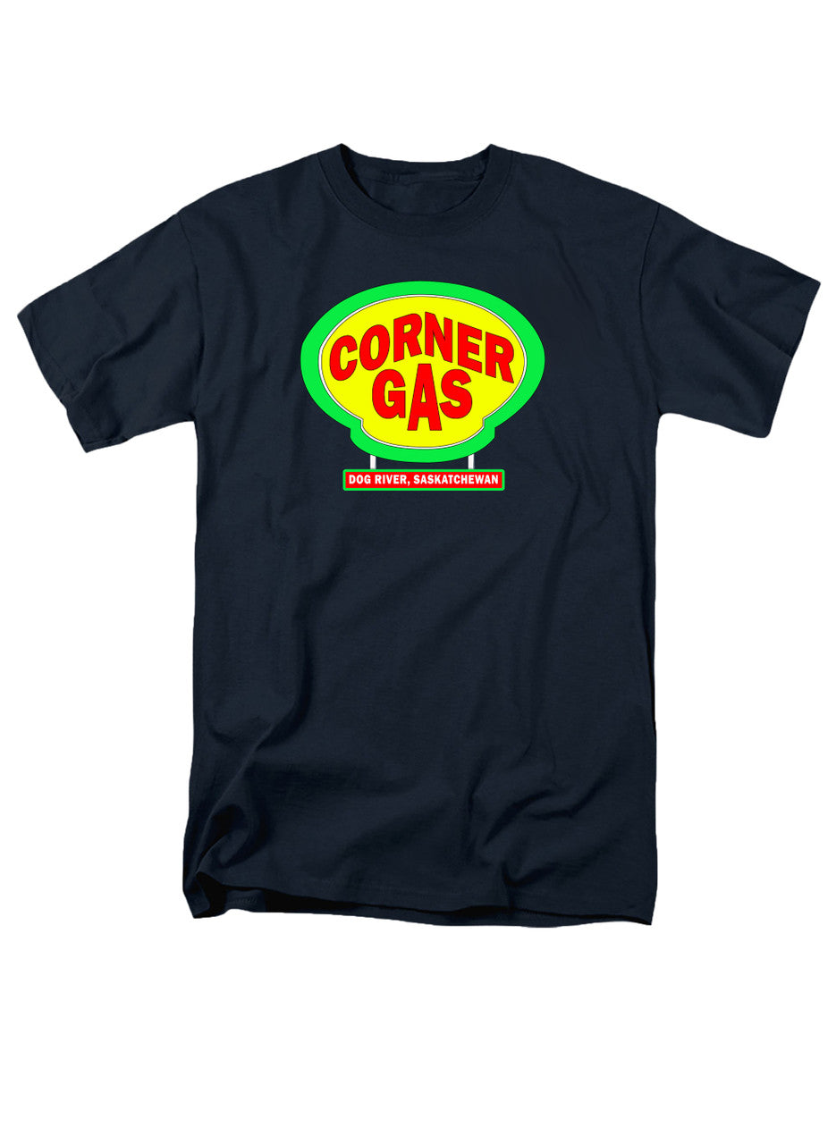 Navy Corner Gas Logo T-Shirt