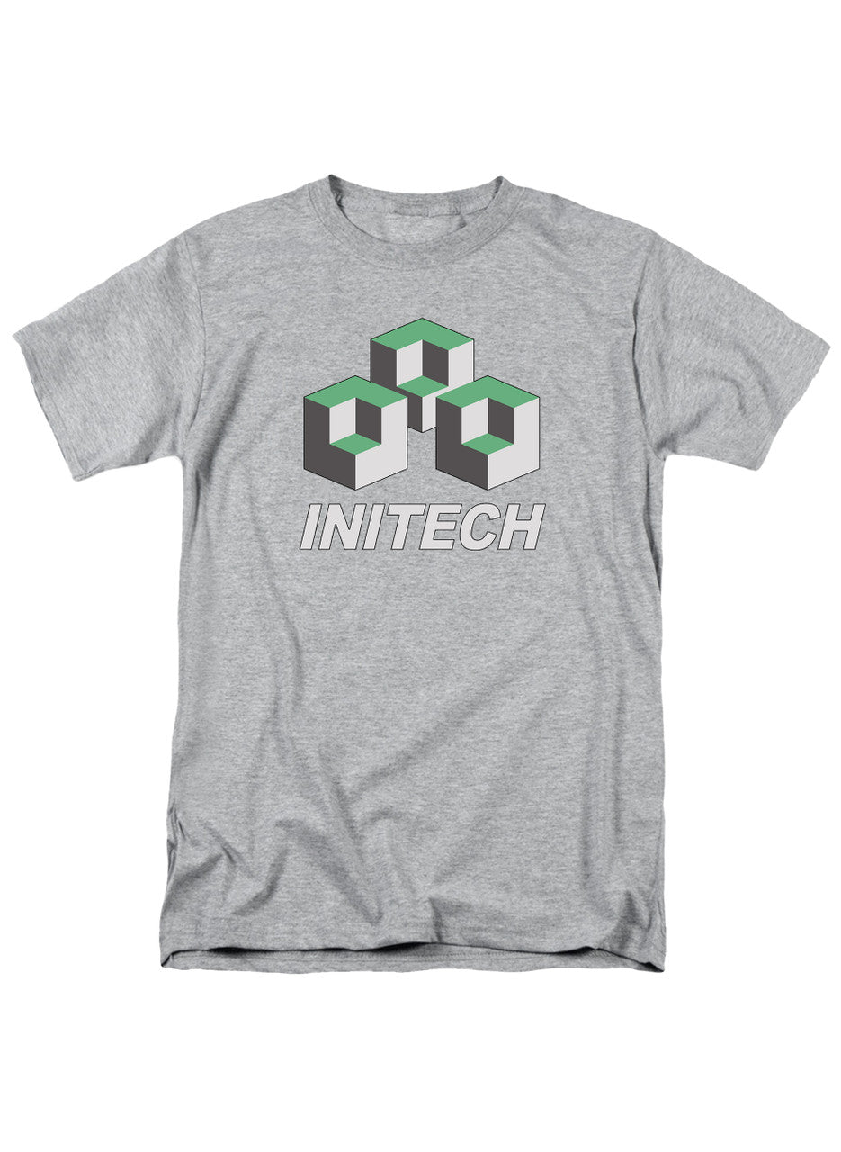 Gray Corporate Logo Emblem T-Shirt