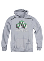 Gray Corporate Logo Emblem Hoodie