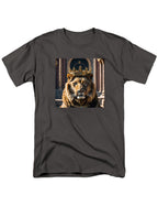 Charcoal Crowned Big Cat T-Shirt