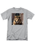 Gray Crowned Big Cat T-Shirt