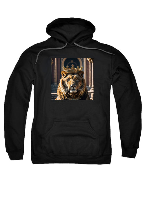 Black Crowned Big Cat Hoodie