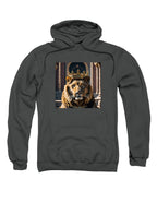 Charcoal Crowned Big Cat Hoodie