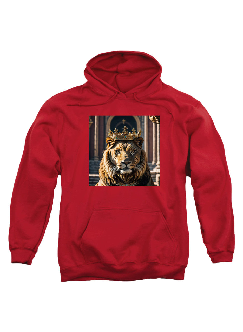 Red Crowned Big Cat Hoodie