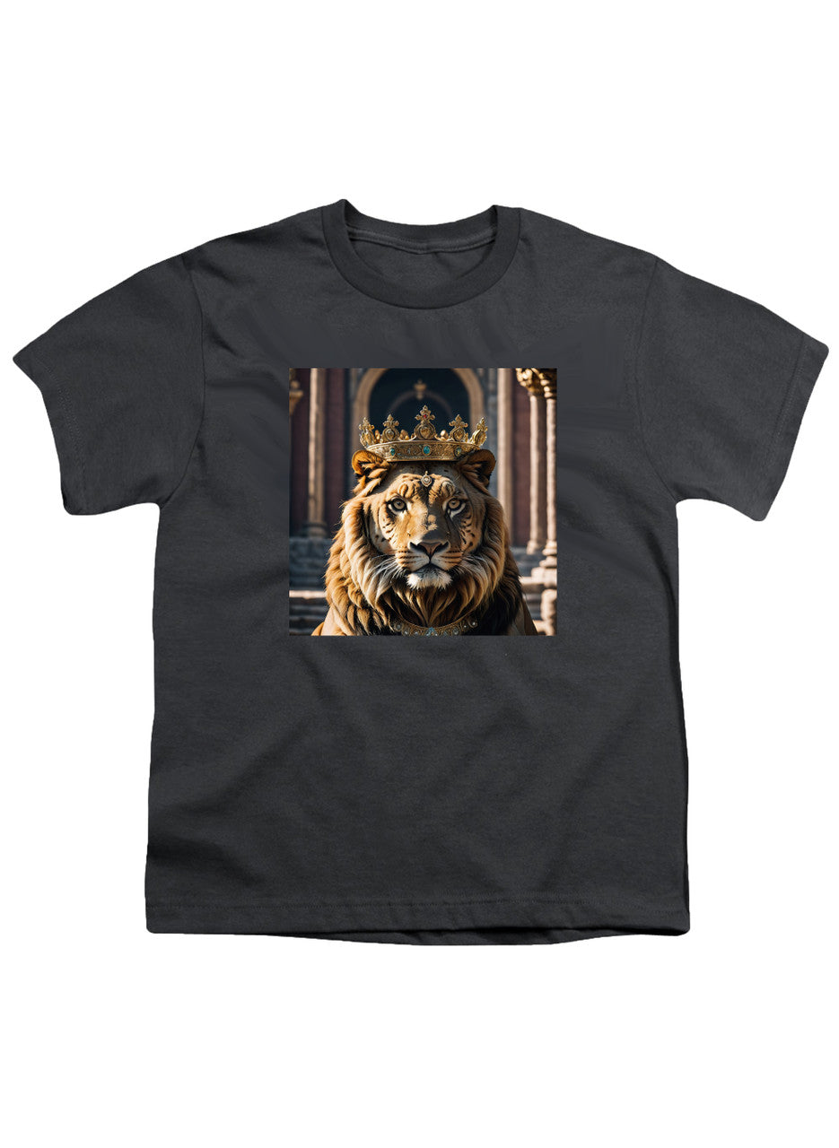 Charcoal Crowned Big Cat Youth/Toddler T-Shirt