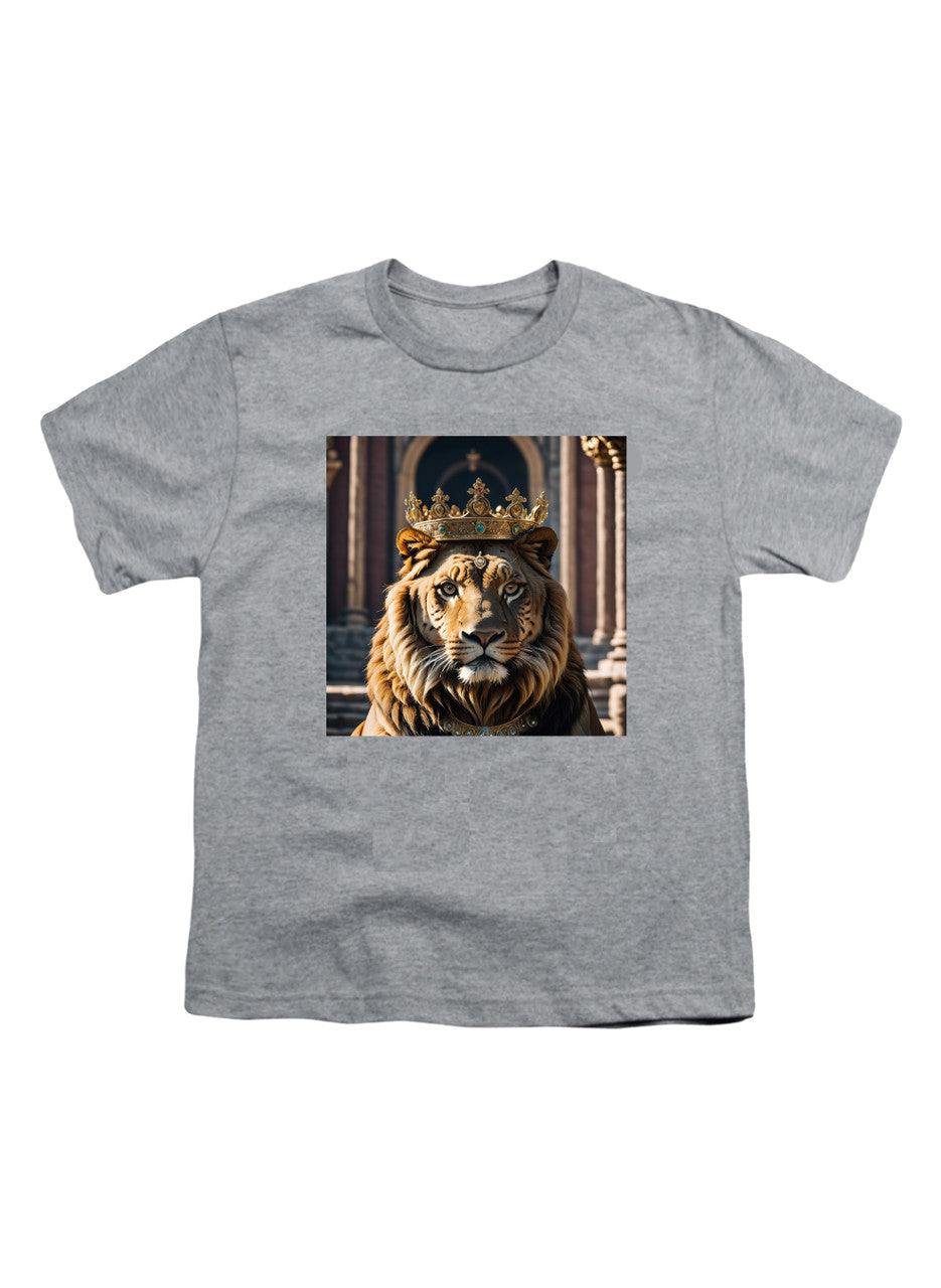 Gray Crowned Big Cat Youth/Toddler T-Shirt