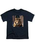 Navy Crowned Big Cat Youth/Toddler T-Shirt