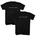 Custom Text Front and Back T-Shirt - You Pick the Text