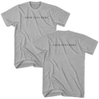 Custom Text Front and Back T-Shirt - You Pick the Text