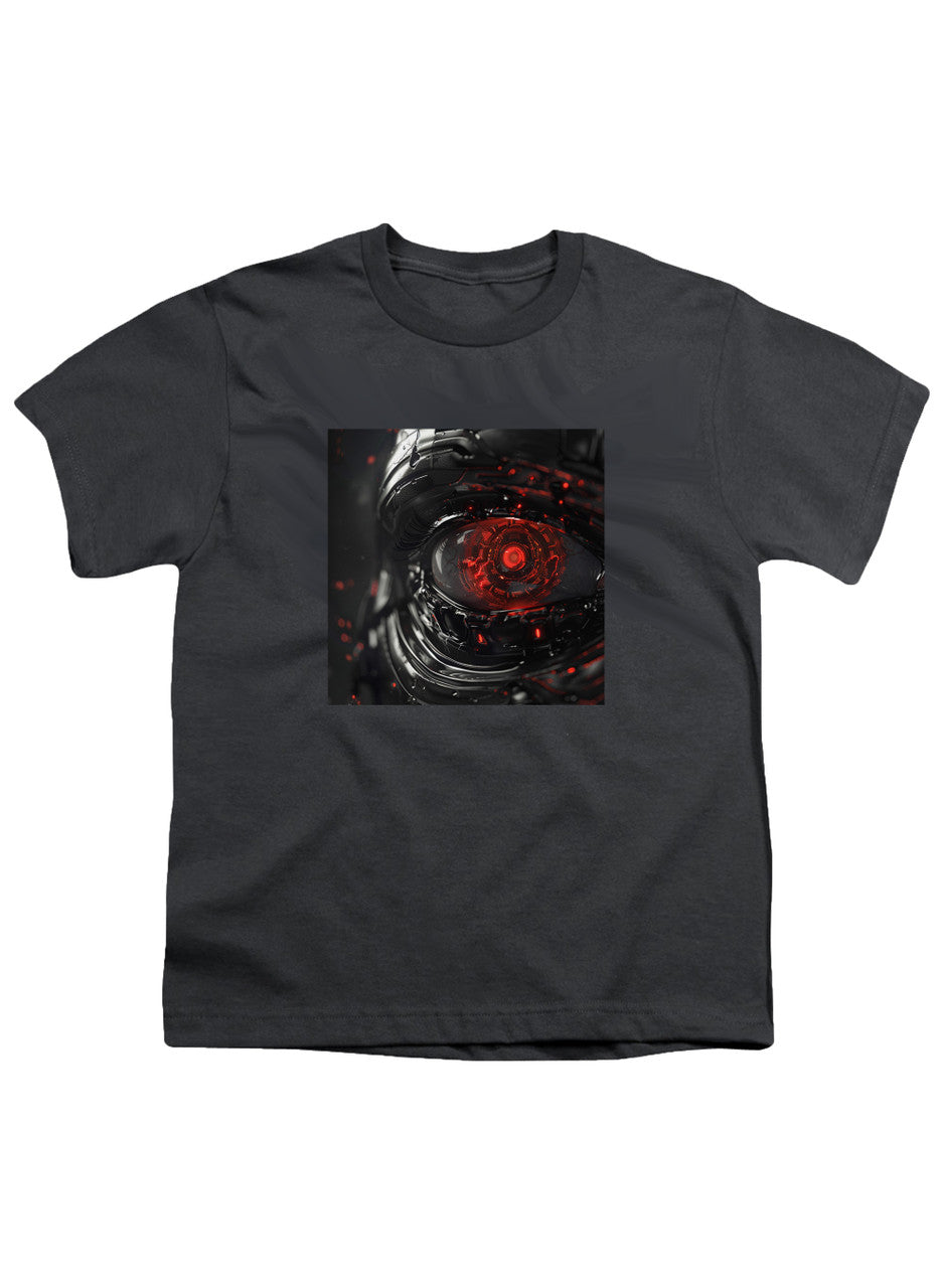 Charcoal Cyborg Eye Youth/Toddler T-Shirt