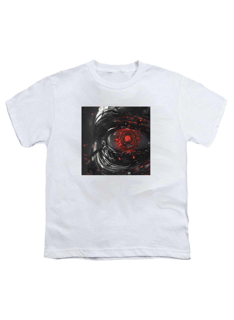 White Cyborg Eye Youth/Toddler T-Shirt