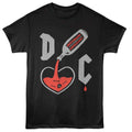 Black Dashboard Confessional t-shirt featuring Dashboard Confessional Liquid Heart design