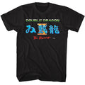 Black Double Dragon t-shirt featuring Double Dragon DD The Revenge Screen design