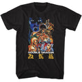 Black Double Dragon t-shirt featuring Double Dragon arcade poster design