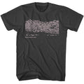 Smoke gray Death Cab for Cutie t-shirt featuring Death Cab for Cutie Album Line Art design