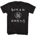 Black Duran Duran t-shirt featuring Duran Duran DDS design