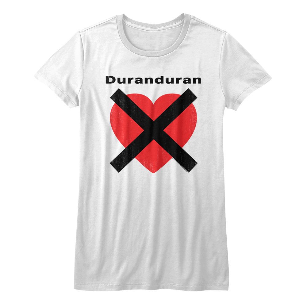 Duran Duran Ladies T-Shirt - Heart X