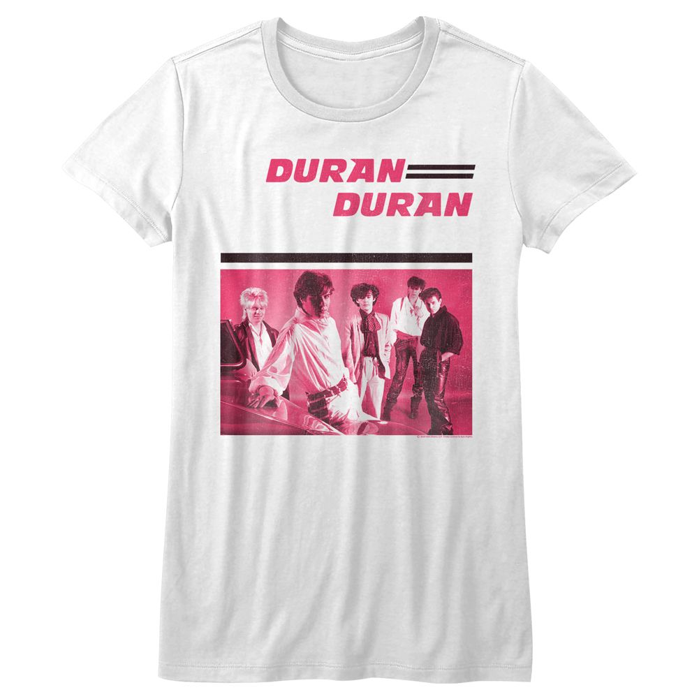 Duran Duran Ladies T-Shirt - Pink Duran