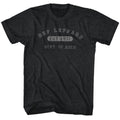 Black heather Def Leppard t-shirt featuring Def Leppard Dept Of Rock design