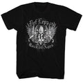 Black Def Leppard t-shirt featuring Def Leppard Rock Of Ages 1983 design