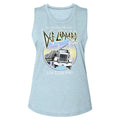 Def Leppard Ladies Muscle Tank - Pastel Night