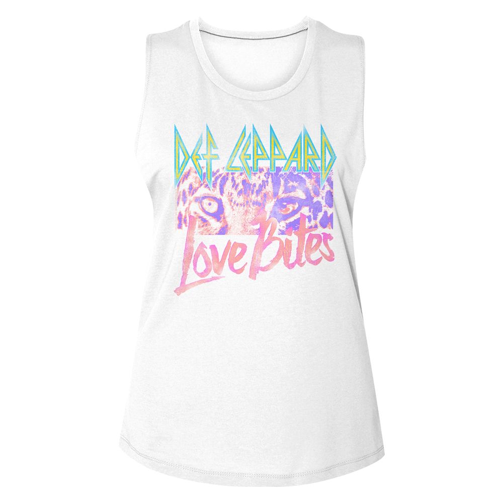 Def Leppard Ladies Muscle Tank - Love Bites