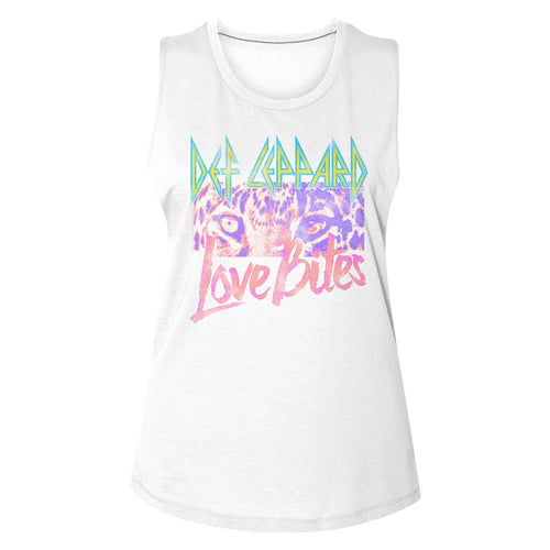 Def Leppard Ladies Muscle Tank - Love Bites