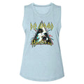 Def Leppard Ladies Muscle Tank - Hysteria Triangle