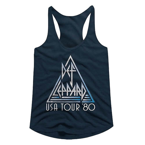 Def Leppard Ladies Racerback - USA Tour