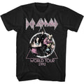 Black Def Leppard t-shirt featuring Def Leppard Adrenalize 92 design