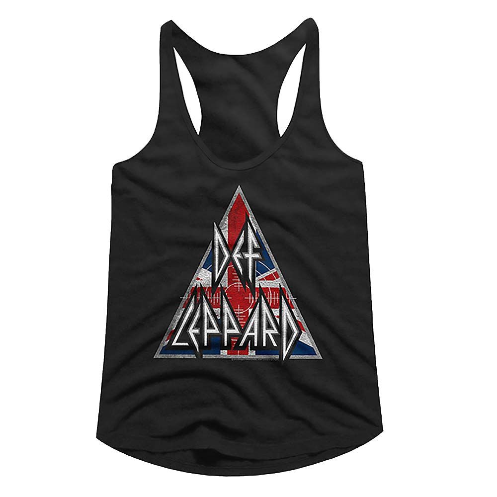 Def Leppard Ladies Racerback - British Logo